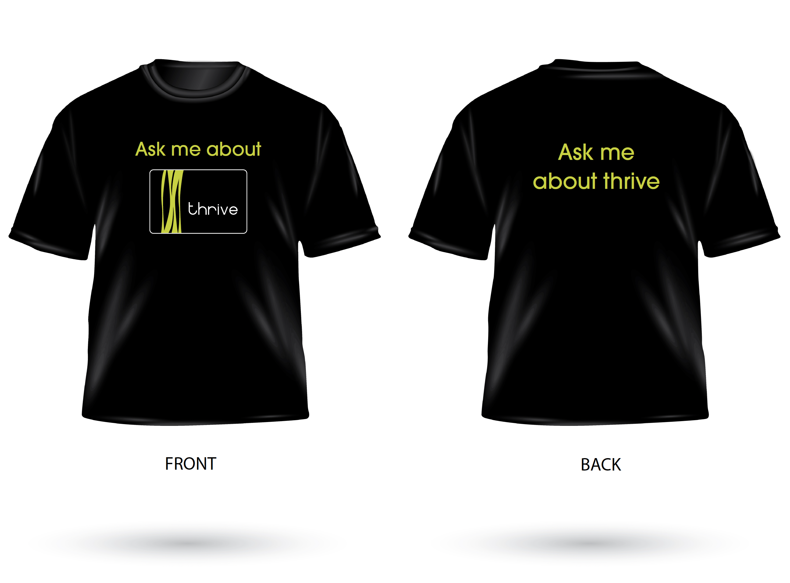 THRIVE   DURHAM CITY COUNCIL T SHIRT DESIGN
